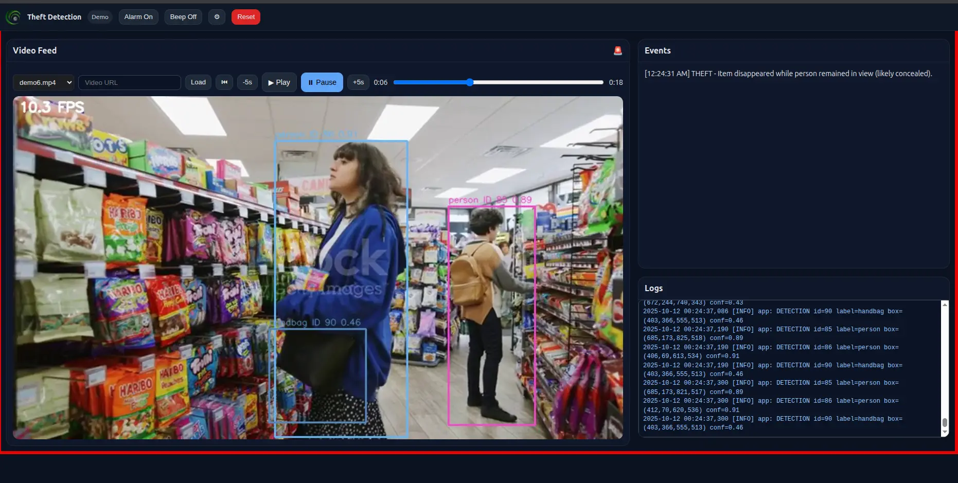 ladendiebstahl detektor